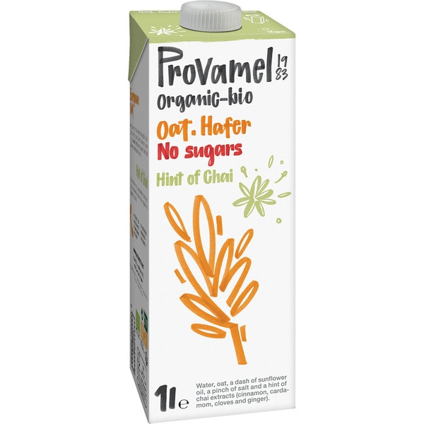 Bebida de Avena Natural con Chai Sin Azúcar