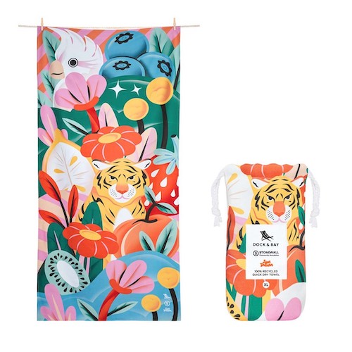 Toalla XL Dock & Bay - Animal Tropic Tigre