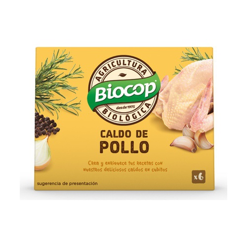 Caldo de Pollo en Cubitos Bio