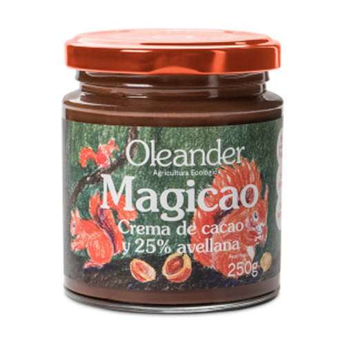 Magicao, crema de cacao y avellanas Bio de Oleander