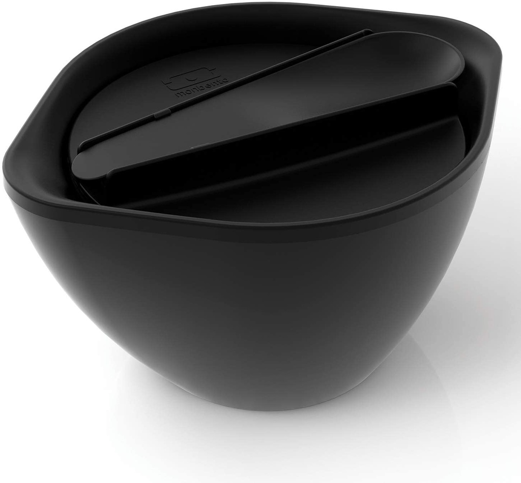 Fiambrera Bol Nomade Hermético MB Lib Onyx negra
