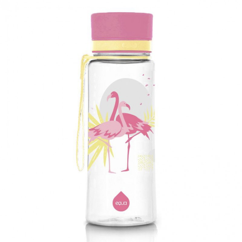 Botella Tritán Equa Infantil Flamingo