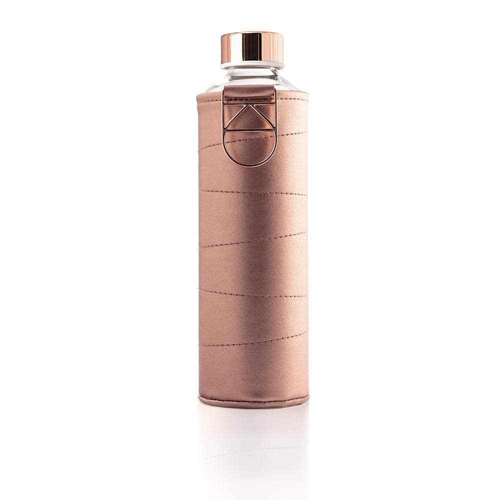 Botella cristal Equa Biosi piel Bronce