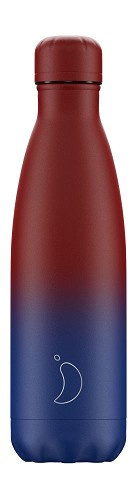 Botella Chilly's Gradient Azul y Roja