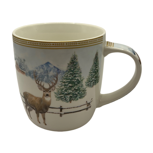 Taza Mug Navidad con caja regalo lata - White Forest