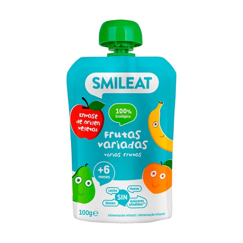 Pouch de Frutas Variadas Bio 6m+