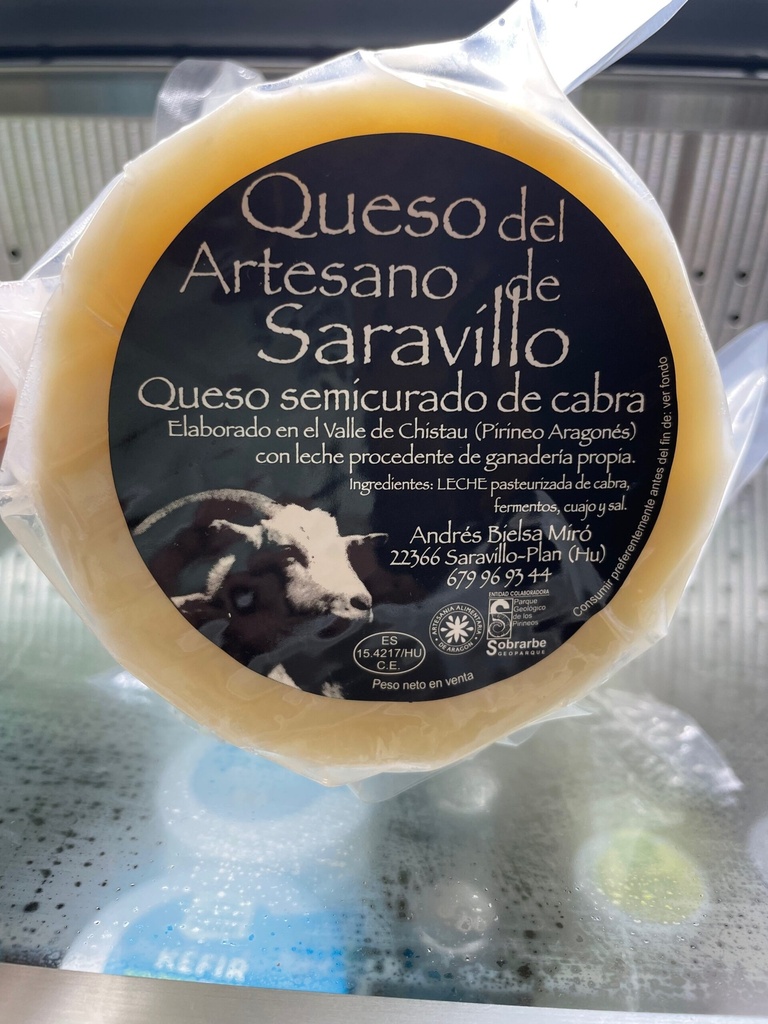 Queso Semicurado de Cabra de Saravillo