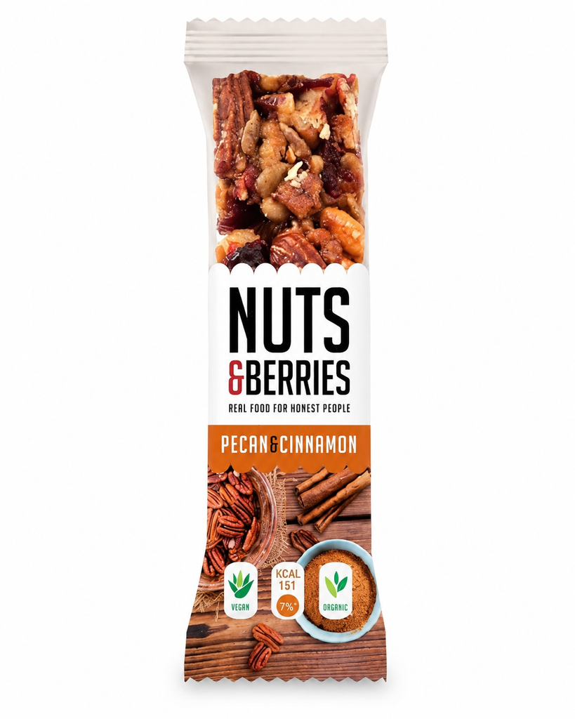 Barrita de Frutos Secos con Nueces y Canela Bio