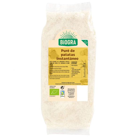 Puré de patatas instantáneo Bio