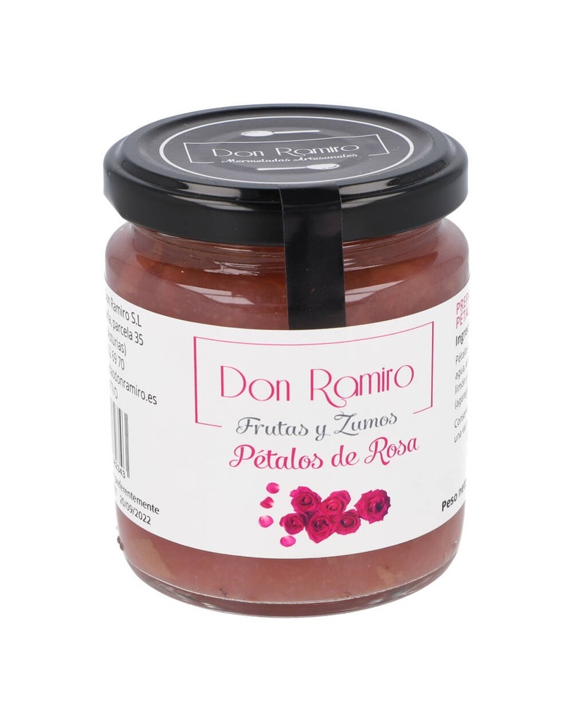 Mermelada de pétalos de rosa 79%fruta