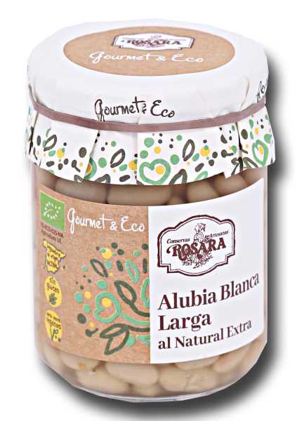 Alubia Blanca Larga cocida Bio