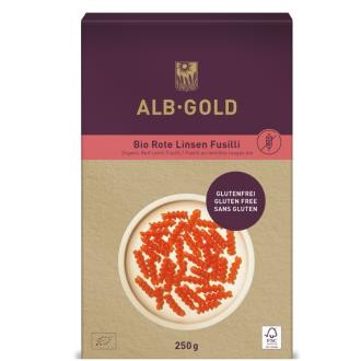 Fusilli Lenteja Roja Bio Sin Gluten