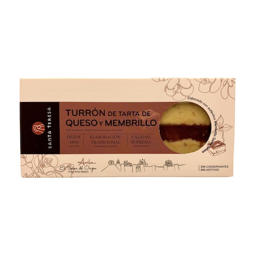 Turrón de Tarta de Queso y Membrillo