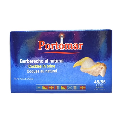 Berberechos al Natural de las Rías Gallegas (45/55 piezas)