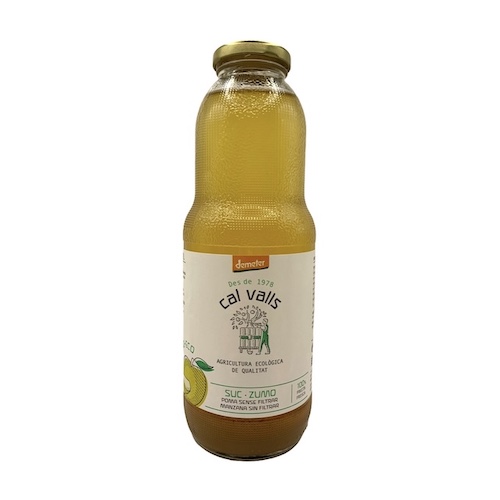 Zumo de Manzana Sin Filtrar y Sin Azúcar Bio