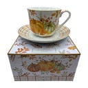 Taza Jumbo Calabaza - Taza y plato