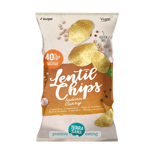 Chips de Lentejas Indian Curry Bio