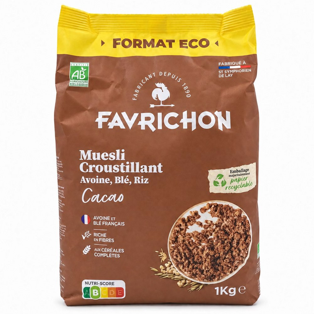 Muesli Crunchy Cacao Bio - 1kg
