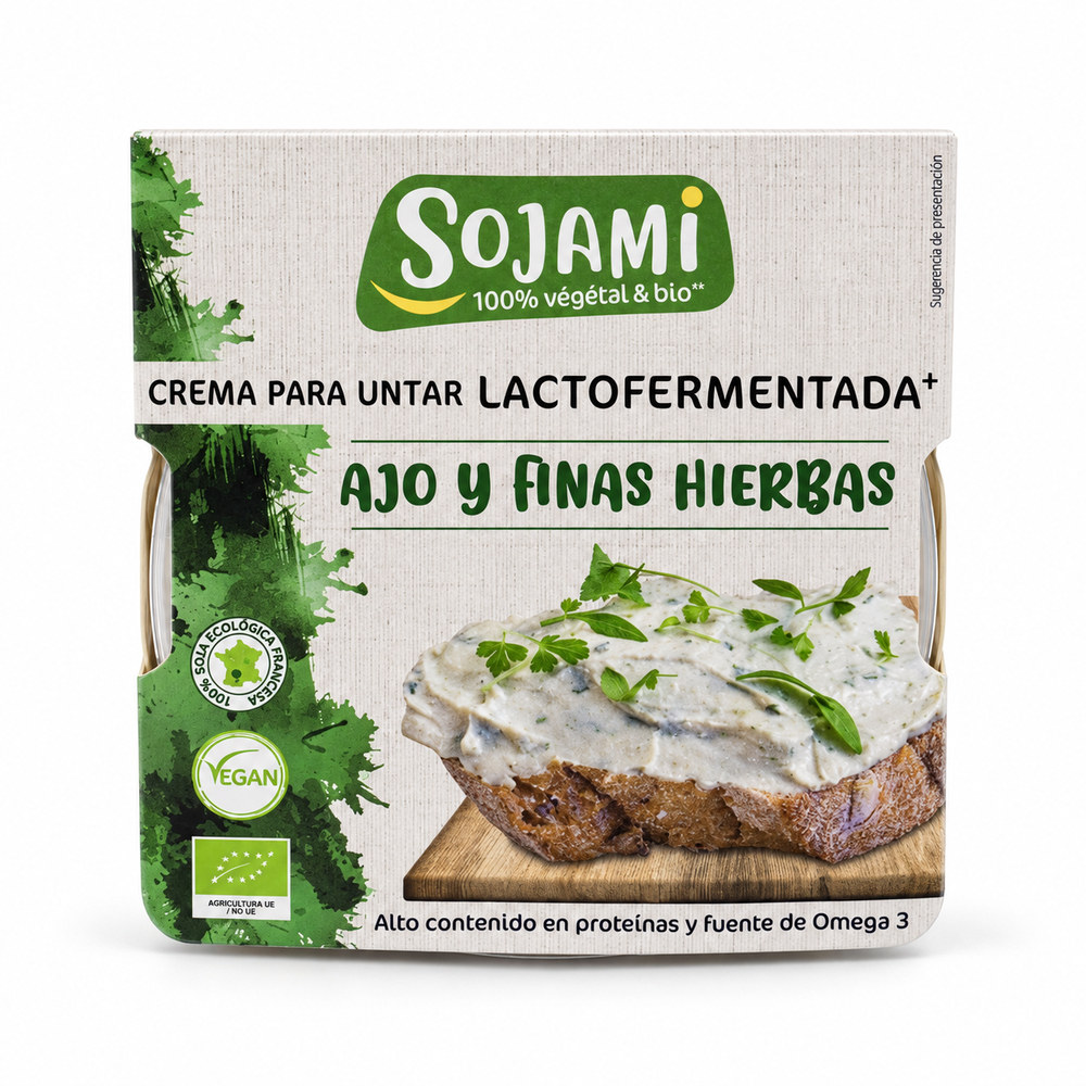 Queso Crema con Ajo y Finas Hierbas Bio