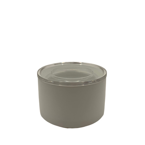 Bol Bajo de cerámica Gris con tapa