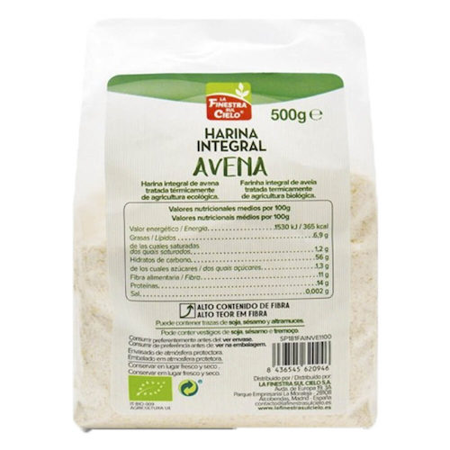 Harina de Avena Integral Bio