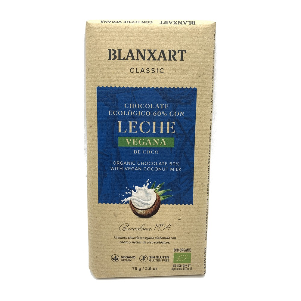 Chocolate con Bebida de Coco 60% cacao Bio