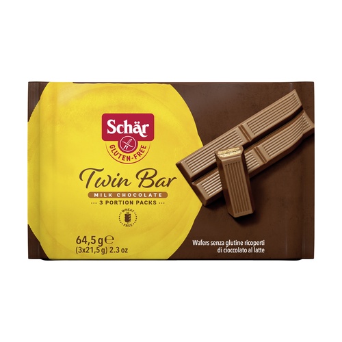 Barquillo Twin Bar de Chocolate con Leche