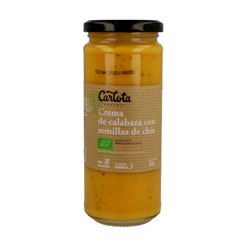 Crema de Calabaza y Chía Bio
