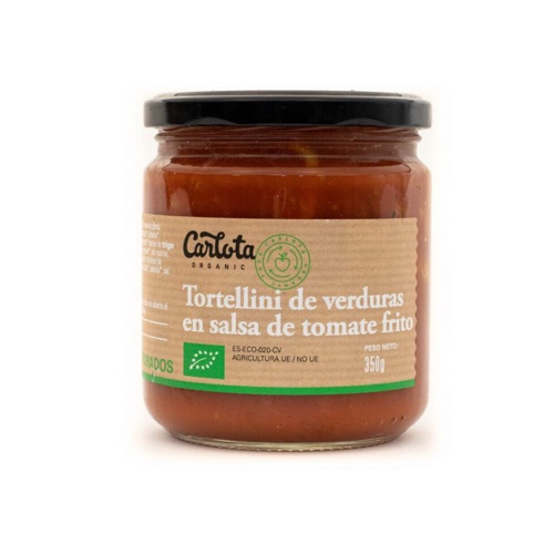 Tortellini de Verduras con Tomate Bio