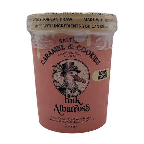 Helado Tarrina Cookies y Caramelo