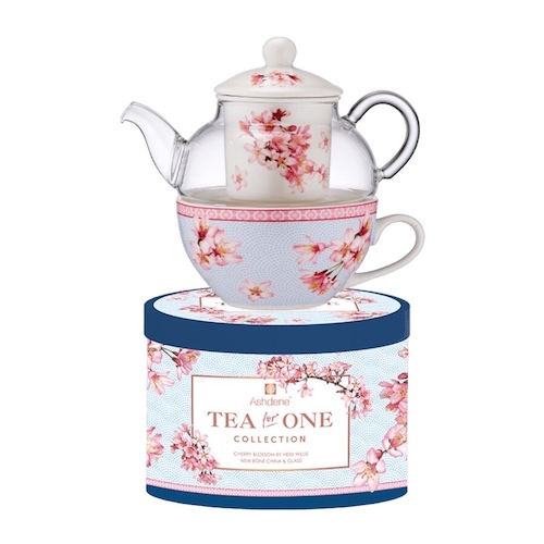 [3338] Tea For One Cherry Blossom + Tetera + Taza