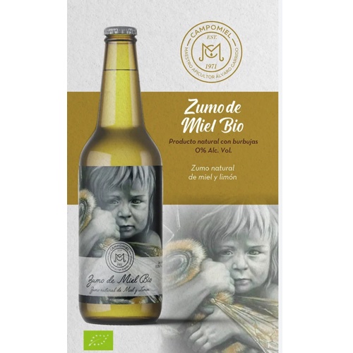 [3313] Zumo de Miel Bio - Botella de Cristal