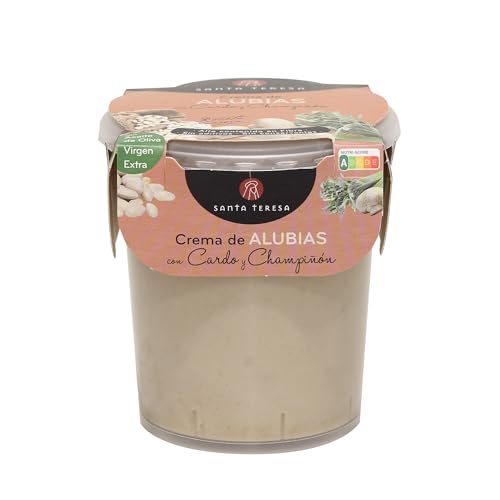 [3236] Crema de Alubias, Cardo y Champiñones
