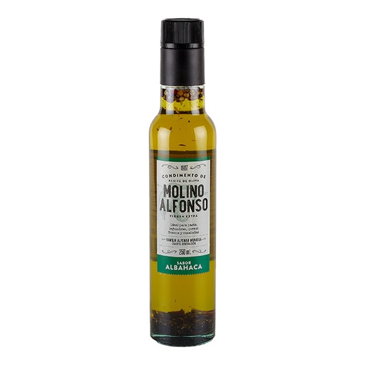 [3228] Aceite de Oliva con Albahaca