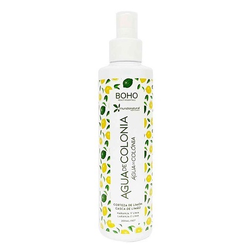 [3082] Agua de Colonia Desinfectante Grande 200ML - Corteza de Limón Naranja y Lima