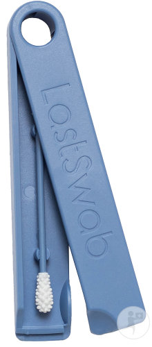[3063] Bastoncillo oídos reutilizable + caja - Azul