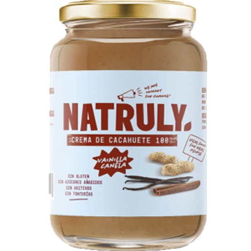 [3035] Crema Cacahuete Vainilla y Canela Bio