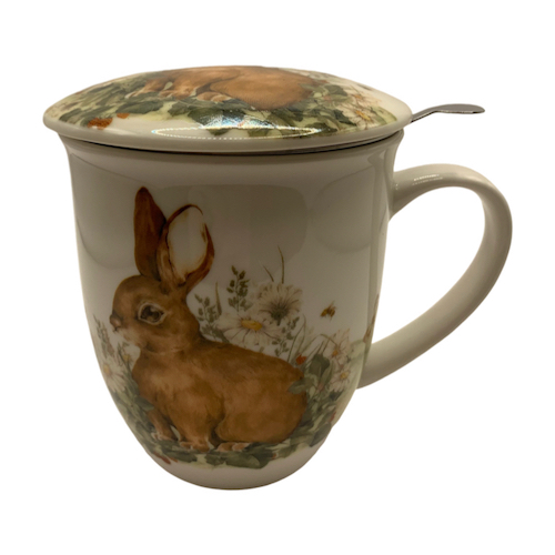 [4362] Taza Infusión con Filtro World of Animals - Conejo