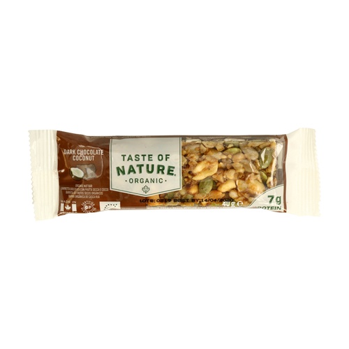 [2993] Barrita protein Cacahuete Chocolate y Coco Bio