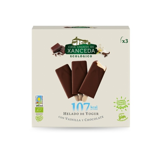 [2979] Helado bombón de Yogur con Vainilla Bio