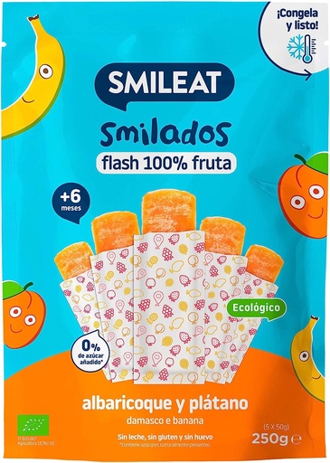 [2948] Helado Albaricoque y Plátano para congelar Bio - Pack