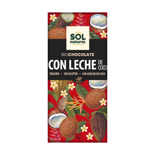[2883] Chocolate vegano con leche de coco Bio