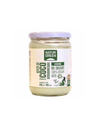 [2835] Aceite de Coco Extra Crudo Prensión Frio Desodorizado Bio