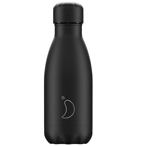 [4334] Botella Acero Inoxidable Chilly’s - Negro Mate 260 ml