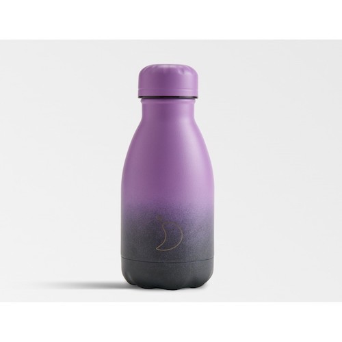 [4333] Botella Acero Inoxidable Chilly’s - Lila & Negro 260 ml
