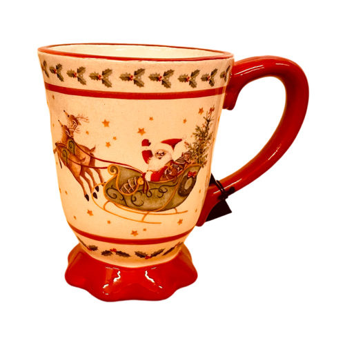 [2360] Taza de Navidad Cascanueces y Reno