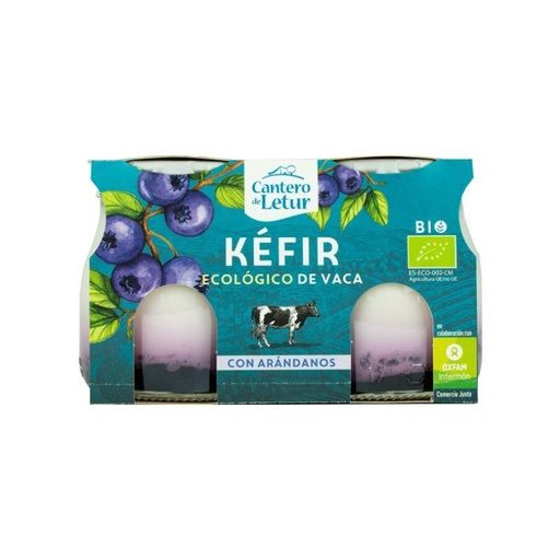[2354] Kéfir de Vaca con Arándanos Bio - 2 unidades