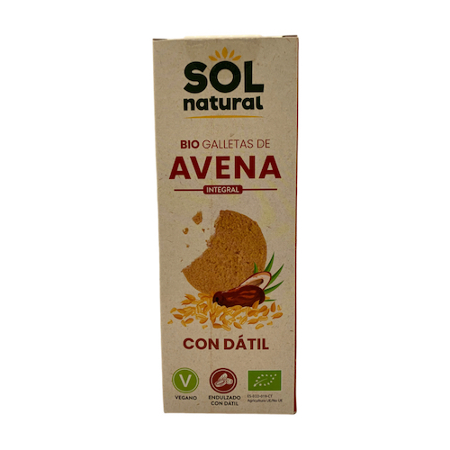 [4287] Galletas de Avena Integral endulzadas con Dátil Bio