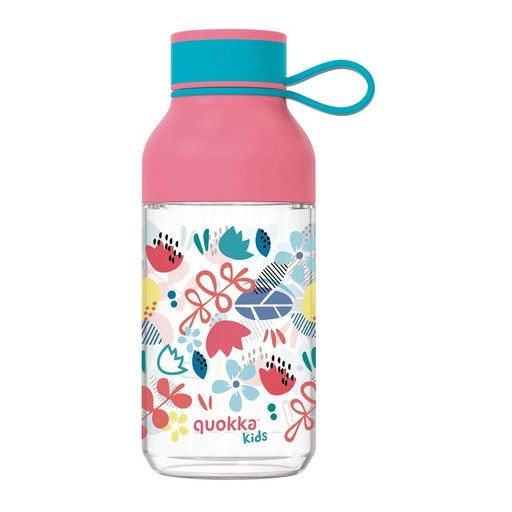 [2163] Botella Infantil con Correa Flowers