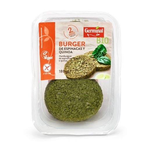[2008] Hamburguesa de espinacas y quinoa sin gluten Bio